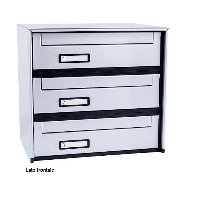 Vendita online Casellario postale bifacciale con ritiro posteriore SC6 da 3 a 12 cassette